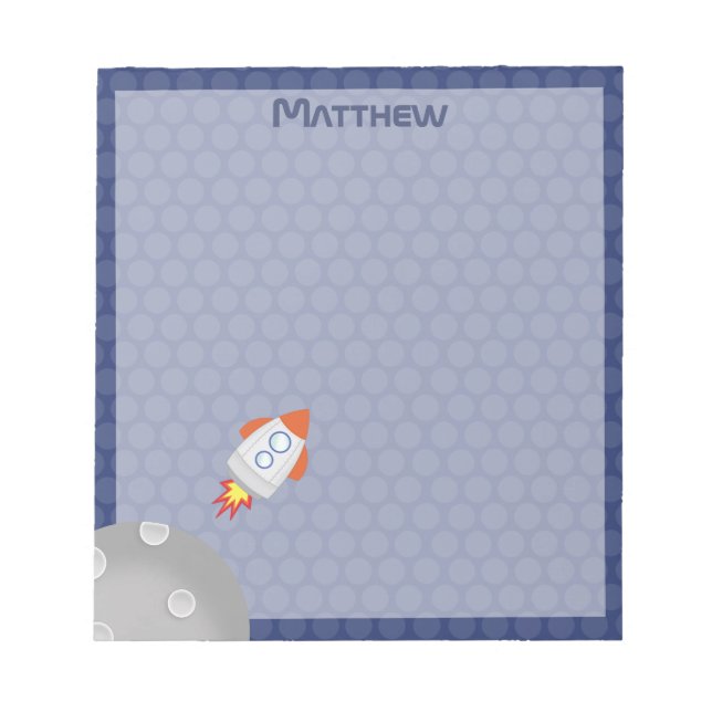 Space Adventure Notepad (Front)