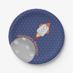 Space Adventure Paper Plate