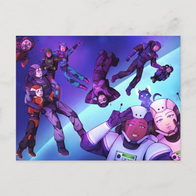 Space Adventure Postcard (Front)