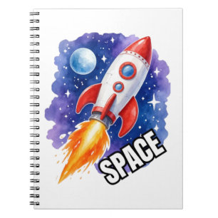 Space Adventure Poster Adventure Awaits Among Notebook