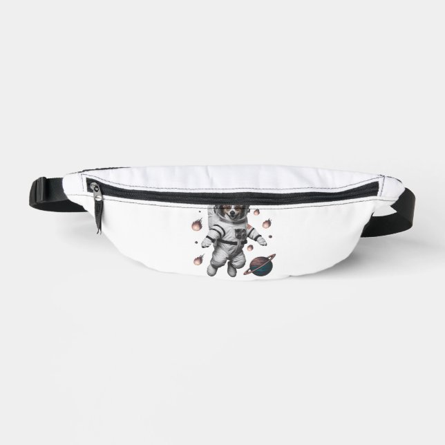 Space Adventure With A Dog Astronaut Fanny Pack (Front)