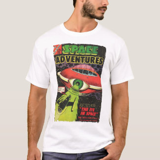 Space Adventures Comic Blink Vintage  T-Shirt