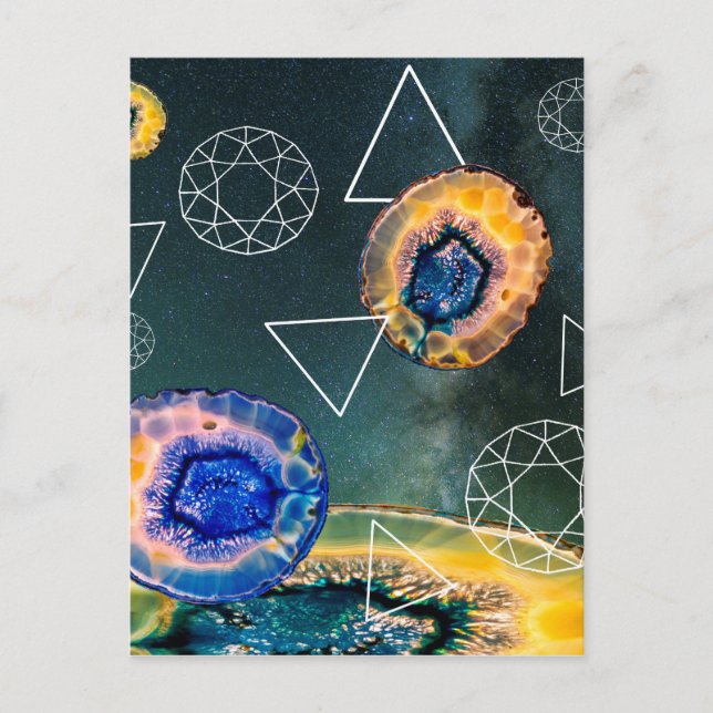Space Agate Postcard (Front)
