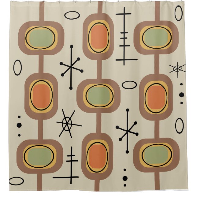 Space Age Geometric Art Multicolored (Front)