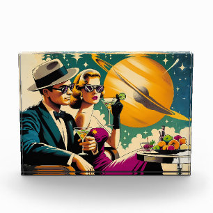 Space Age Las Vegas Martini Gangster Party Photo Block