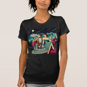 Space Age Las Vegas Martini Party T-Shirt