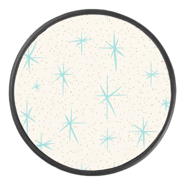 Space Age Turquoise Starbursts (Devant)