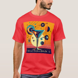 Space Age Welcome To The Atomic Martini Club T-Shirt