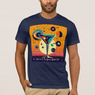 Space Age Welcome To The Atomic Martini Club T-Shirt