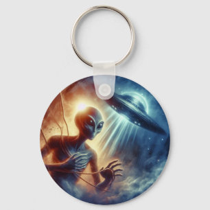 Space Alien  Keychain