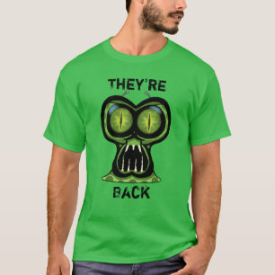 Space Alien Men's Basic Dark T-Shirt