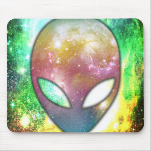 Space Alien Mouse Pad