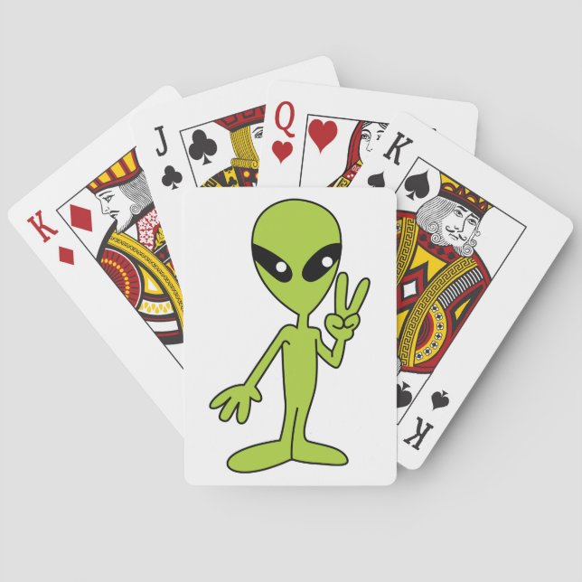 Space Alien Playing Cards (Back)