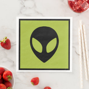 Space Alien Science Fiction Extraterrestrial Napkin