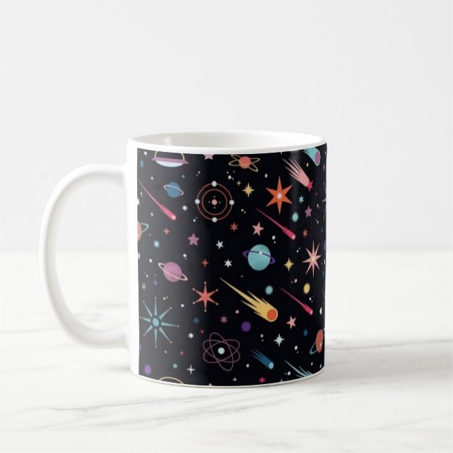Space and galaxy coffee mug (Left)