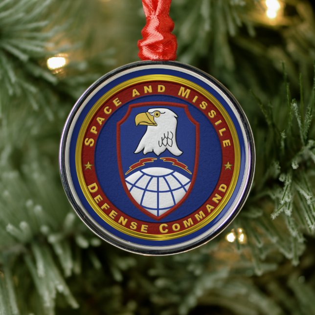 Space and Missile Defence Command Metal Ornament (Tree)