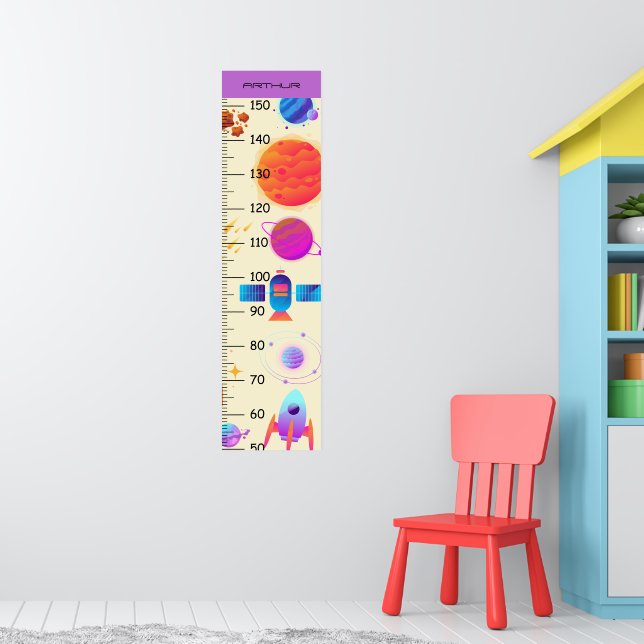 Space and Rocket Growth Chart (Nursery 1)