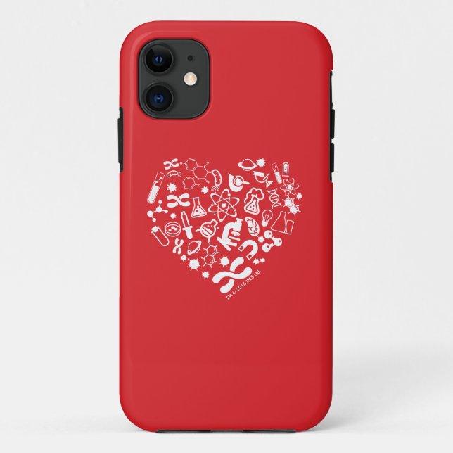Space And Science Heart Case-Mate iPhone Case (Back)