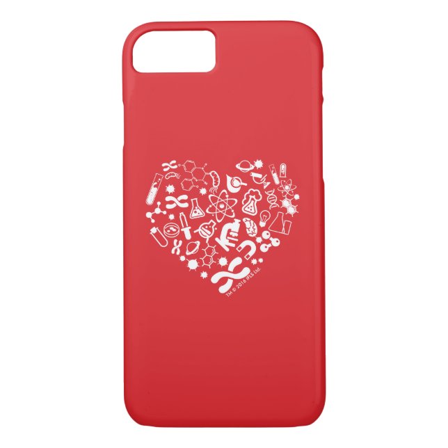 Space And Science Heart Case-Mate iPhone Case (Back)