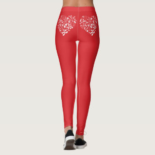 Space And Science Heart Leggings