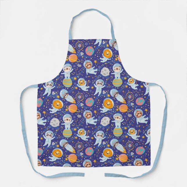 Space Animals Apron (Front)