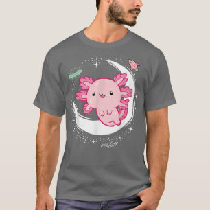 Space Aolotl Kids Teen Girl Anime Aesthetic Nu Go T-Shirt