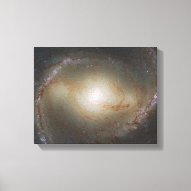 SPACE ART #24 Barred Spiral Galaxy Canvas Print (Front)