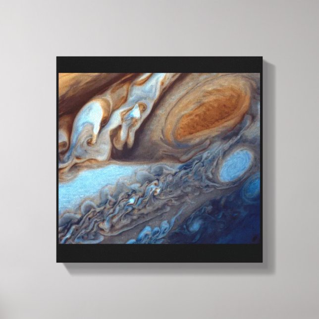 SPACE ART #37 Jupiter Close Up Canvas Print (Front)