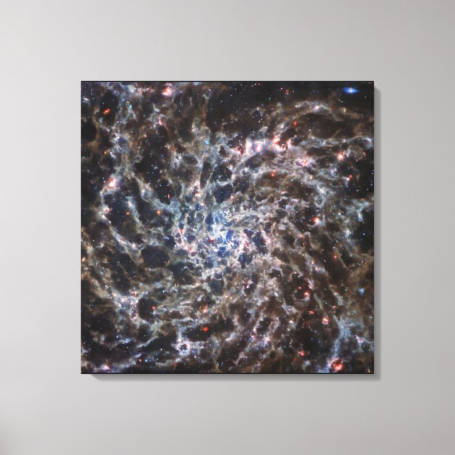 Space Art #44 Spiral Galaxy Canvas Print (Front)