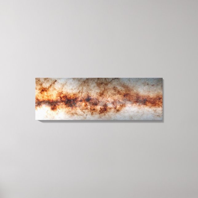 SPACE ART Milky Way's galactic plane Canvas Print (Front)