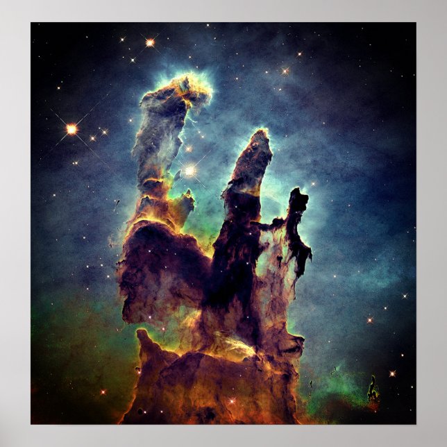 Space Art The Creator On His Throne Poster (Front)