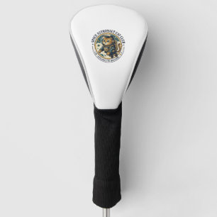 Space Astronaut Cat Cat Dad Gift Idea - Space Astr Golf Head Cover