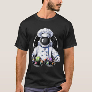 Space Astronaut Cooking T-Shirt