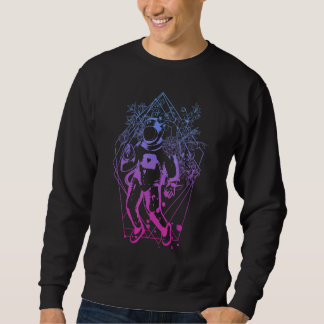 Space Astronaut Spacewalk Astronauts Are Aliens 4 Sweatshirt