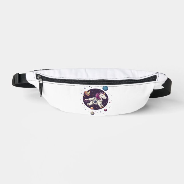 Space Astronaut Unicorn (1) Fanny Pack (Front)
