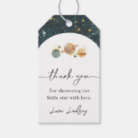 Space Baby Shower Favour Tag | Space Shower