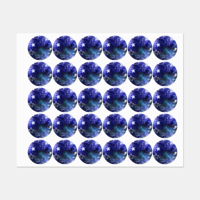 Space Background with Stars (Sheet)