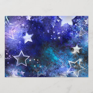 Space Background with Stars Advice Card