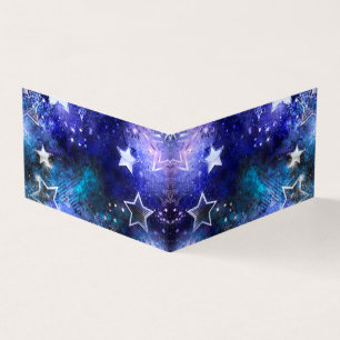 Space Background with Stars Business Card