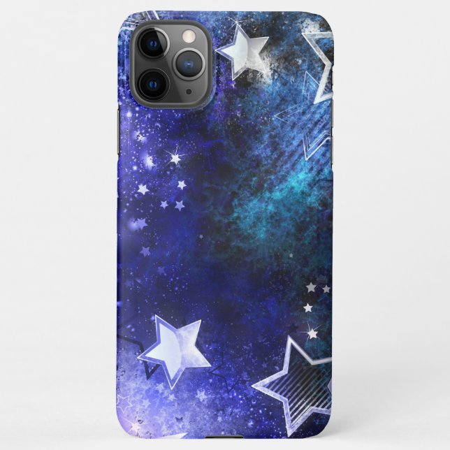 Space Background with Stars iPhone Case (Back)