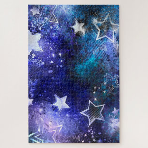 Space Background with Stars Jigsaw Puzzle