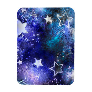 Space Background with Stars Magnet