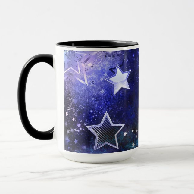 Space Background with Stars Mug (Left)