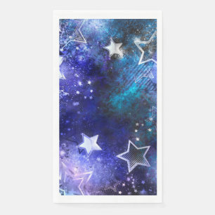 Space Background with Stars Napkin