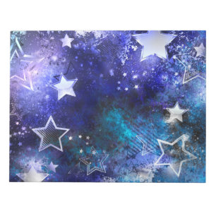 Space Background with Stars Notepad