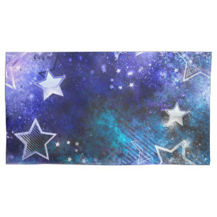Space Background with Stars Pillowcase