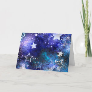Space Background with Stars Program