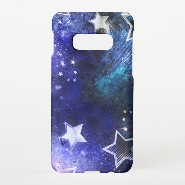 Space Background with Stars Samsung Galaxy Case (Back)