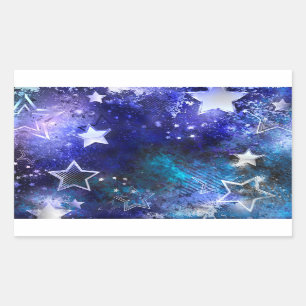 Space Background with Stars Sticker
