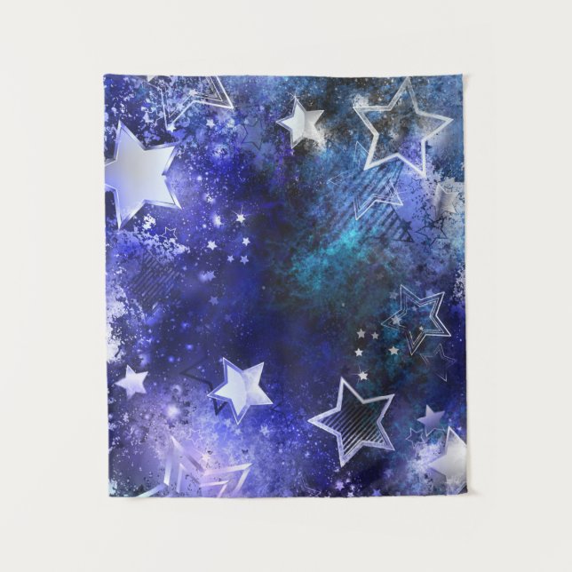 Space Background with Stars Tapestry (Front)